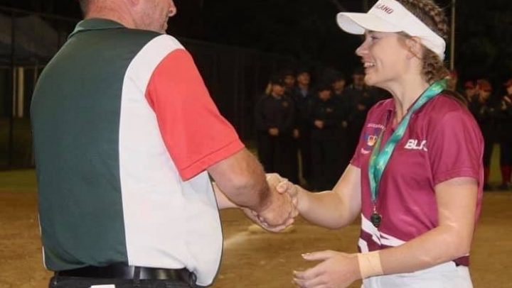 Local star receives MVP at National Softball Championships