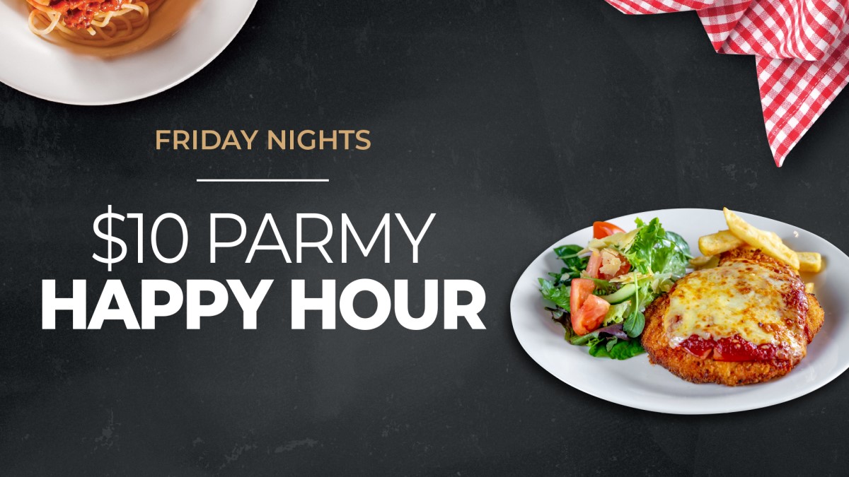 Caboolture Sports Club 10 Parmy Happy Hour Caboolture Sports Club
