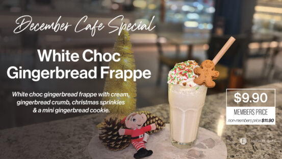 White Choc Gingerbread Frappe