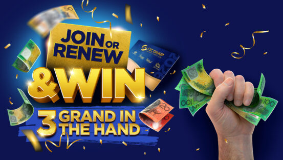 Three Grand in The Hand